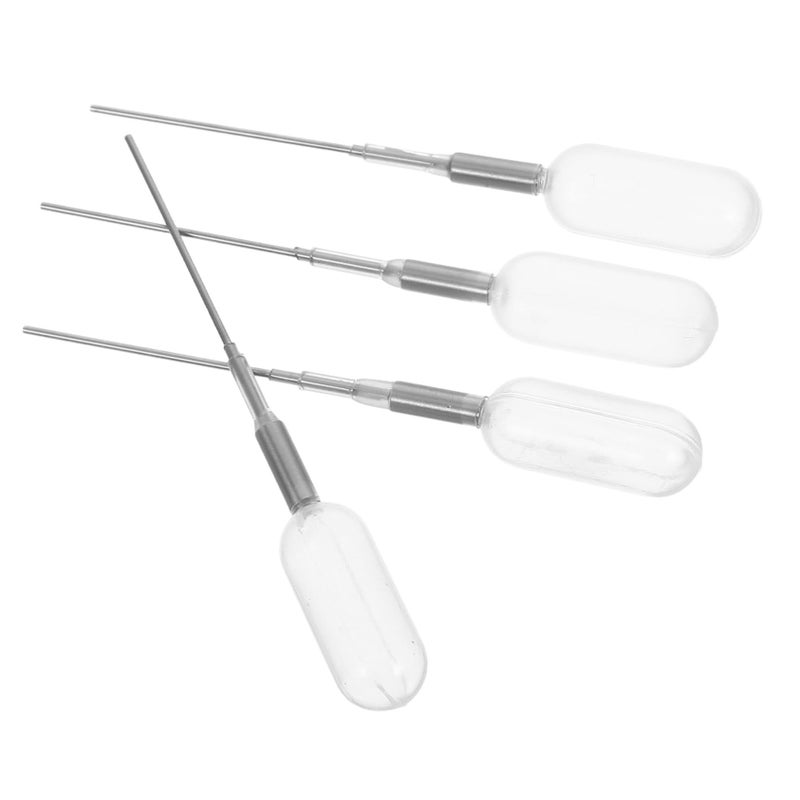 Clear Pipettes Droppers for Essential Oils Liquids Lab Craft Perfume Transfer Tool 4Pcs - Image 2