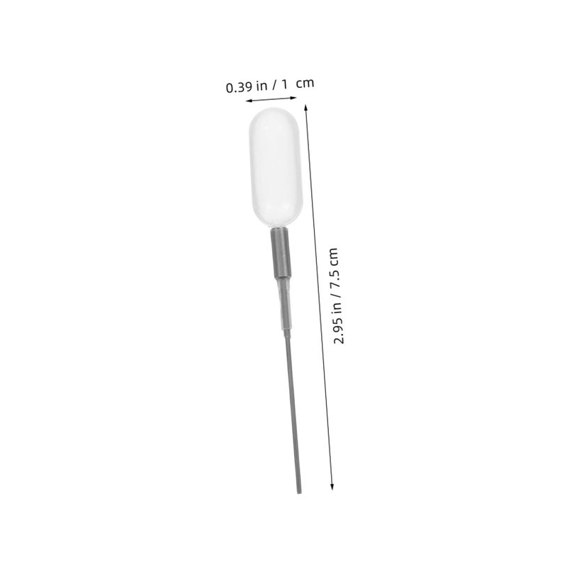 Clear Pipettes Droppers for Essential Oils Liquids Lab Craft Perfume Transfer Tool 4Pcs - Image 3