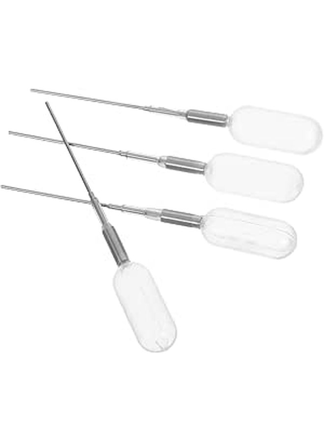 Clear Pipettes Droppers for Essential Oils Liquids Lab Craft Perfume Transfer Tool 4Pcs - Image 1
