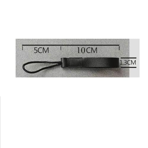 DraCra 2 Pack Fob Lanyard Car Keychain Cowhide Leather Non-metallic Key Strap String Handmade Pendant Chain Loop Ring for Car Keys Bag Case Cover Holder - Image 5