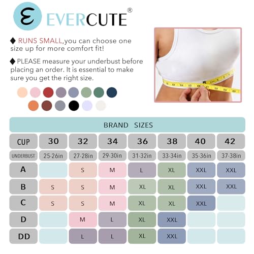 Evercute Cross Back Sport Bras Padded Strappy Criss Cross Cropped Bras for Yoga Workout Fitness Low Impact - Image 5