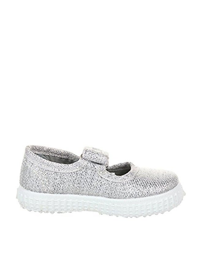 Cienta girls Mary Jane Shoe, Silver, 19 M EU / 3.5 M US Toddler - Image 1