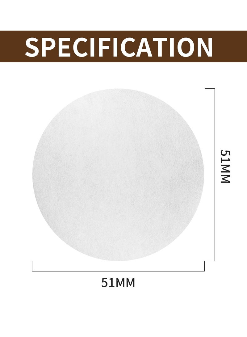 KASTWAVE Coffee Paper Filter for Espresso Machine, 600 Pcs 51 mm Espresso Filter Puck Screen Portafilter Paper for Home Office DIY Coffee Compatible with AeroPress Coffee and Espresso Maker - Image 4