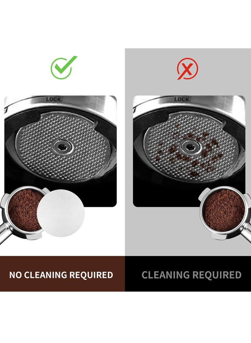 KASTWAVE Coffee Paper Filter for Espresso Machine, 600 Pcs 51 mm Espresso Filter Puck Screen Portafilter Paper for Home Office DIY Coffee Compatible with AeroPress Coffee and Espresso Maker - Image 3