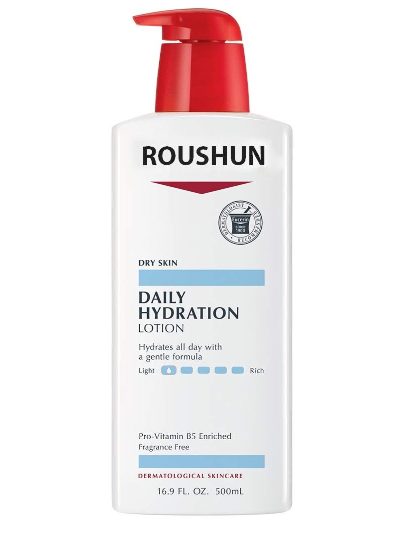 ROUSHUN Daily Moisturizing Hydration Lotion for Dry Skin 500ml - Image 1