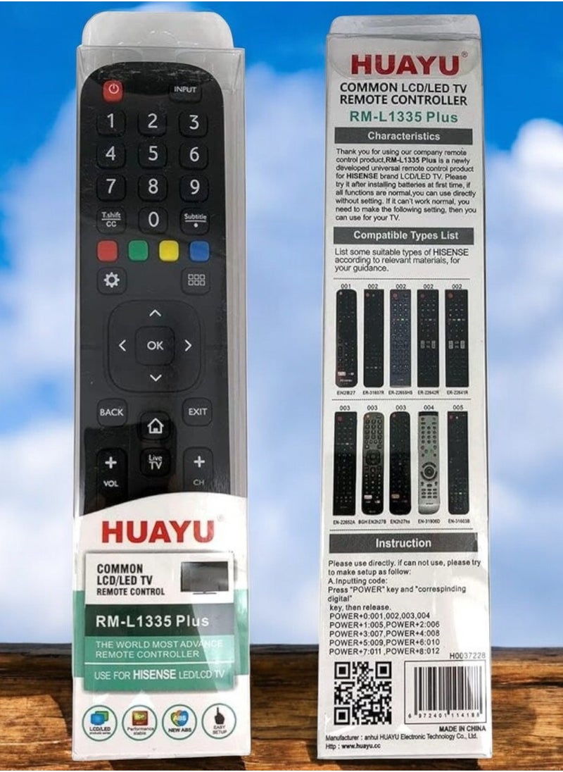 Huayu - RM-L1335 Plus Universal Remote Control for LCD/LED TVs - Image 1