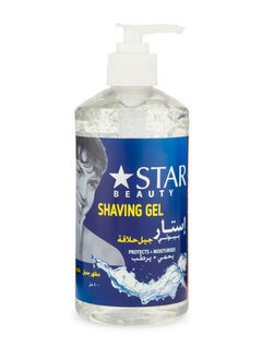 Star Men's Non-Foaming Shaving Gel - (500ml Pump)  - Image 1