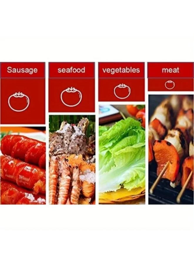 Portable Barbecue Grill Multifunction Smokeless Folding Charcoal Grill for Camping Hiking Picnics Traveling for Indoor and Outdoor