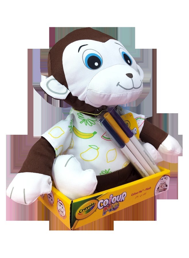 Crayola Colour Me Plush Monkey