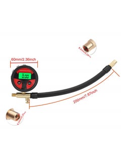 KASTWAVE Digital Tyre Pressure Gauge, Car Multi-Fonction LCD Digital Tyre Air Pressure Inflator Gauge Meter Tester, Digital Tyre Air Pressure Gauge LCD Manometer for Car Truck Motorcycle  - Image 3
