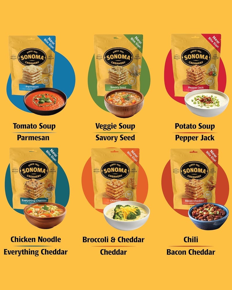 SONOMA CREAMERY Cheddar Crisps, 2.25 OZ - Image 5