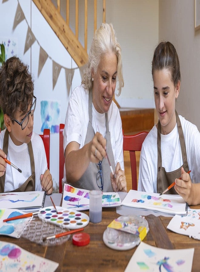 Jovi - Watercolor Paint + Brush Set, 22 tabs of 30mm, Bright and Intense Colors, Easy to dilute with Water and Quick Drying Paint, Gluten Free (830/22) - Image 5