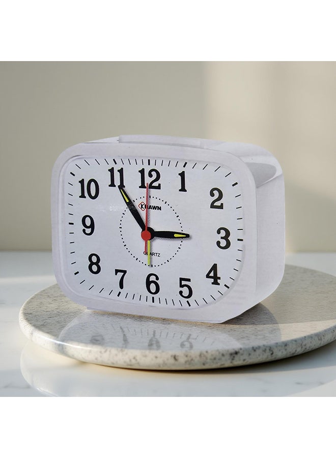 كراون ساعة كوارتز منبه بجرس، ألوان متعددة تعمل بالبطارية العادية - Image 2