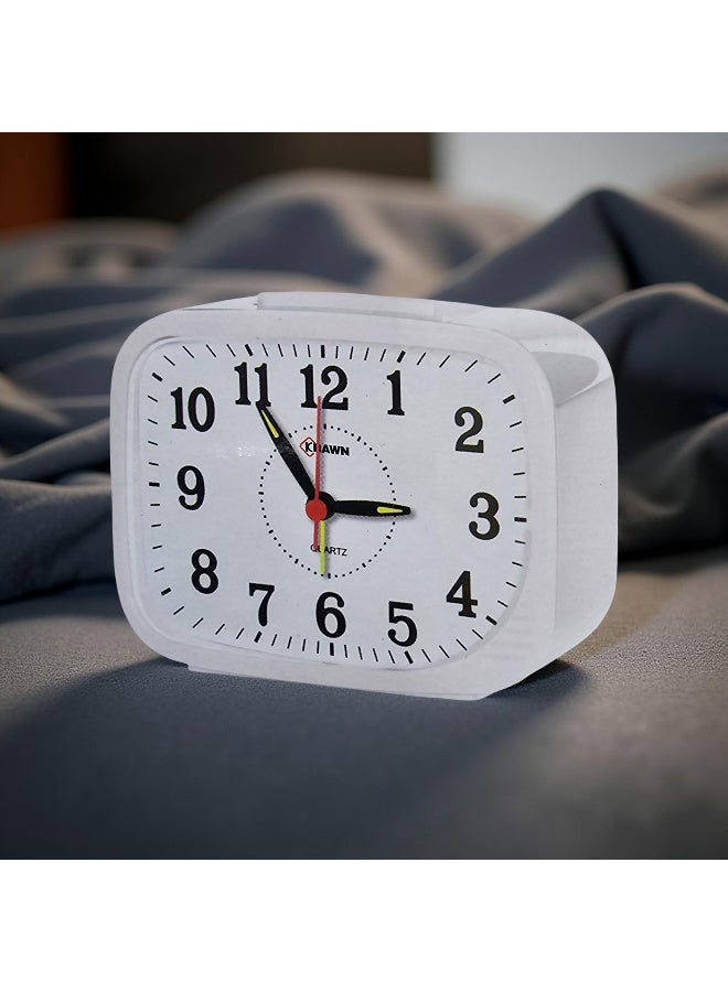 كراون ساعة كوارتز منبه بجرس، ألوان متعددة تعمل بالبطارية العادية - Image 3