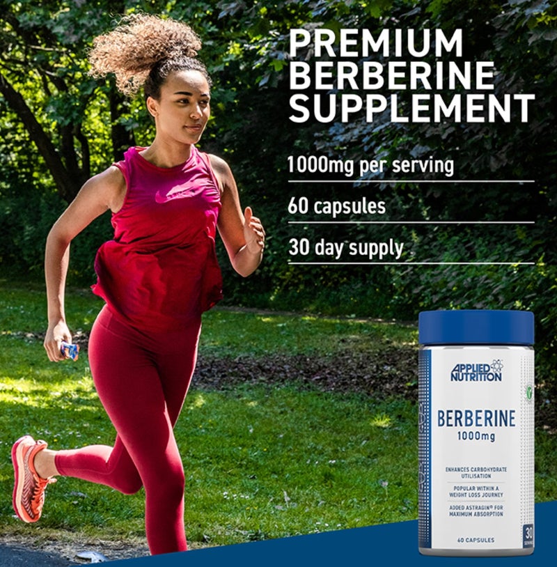 Applied Nutrition Berberine 1000mg with AstraGin 60 Vegan Capsules | High Strength Metabolic Support Supplement | Weight Management & Carbohydrate Utilisation | Made in UK - Image 2