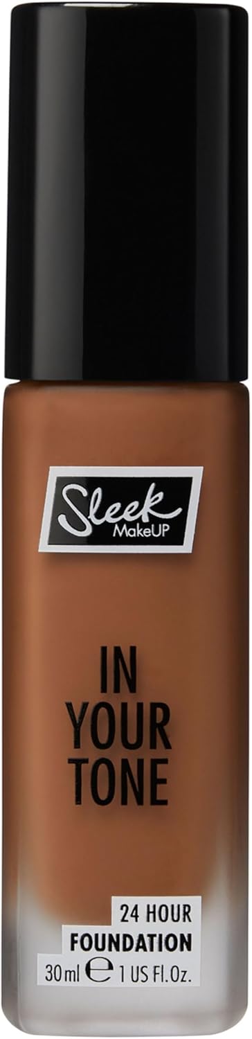 Sleek MakeUP In Your Tone 24 Hour Foundation Medium Buildable Coverage in 30 Shades SemiMatte Flawless Finish 9C 30ml