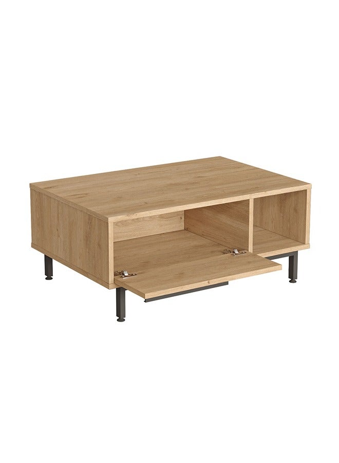 Home Canvas Ocean Coffee Table Oak - Image 5