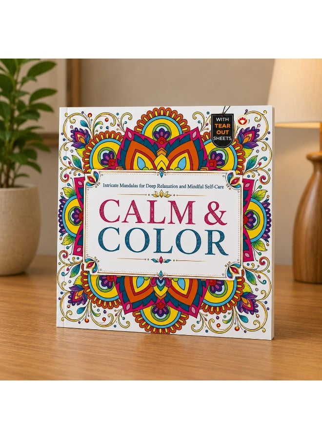 Calm and Color: Intricate Mandala Coloring Book for Adults – Stress Relief, Mindfulness & Relaxation with Tear-Out Sheets - Image 3