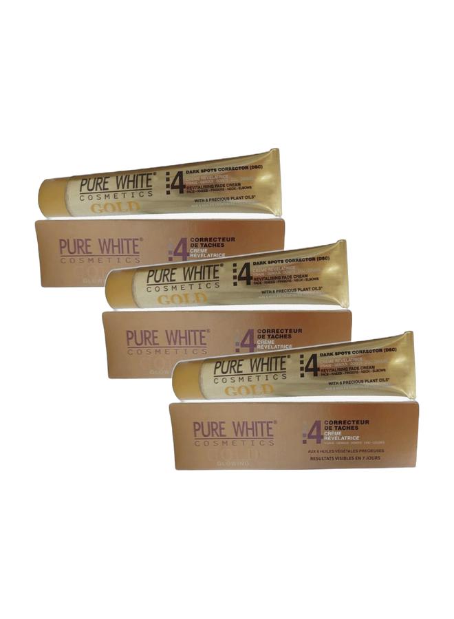 بيور وايت كوزماتيكس كريم تفتيح البشرة والبقع الداكنة 40 جرام 3قطع - Image 1