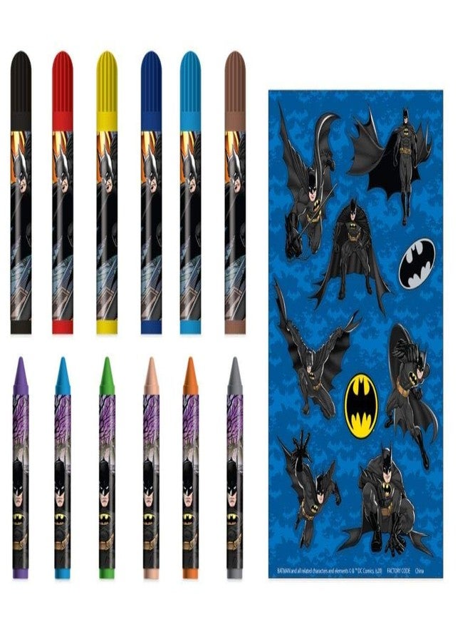 Batman DC Activity Egg Craft Kit | Coloring Pages | Stickers | Markers | Crayons - Image 4