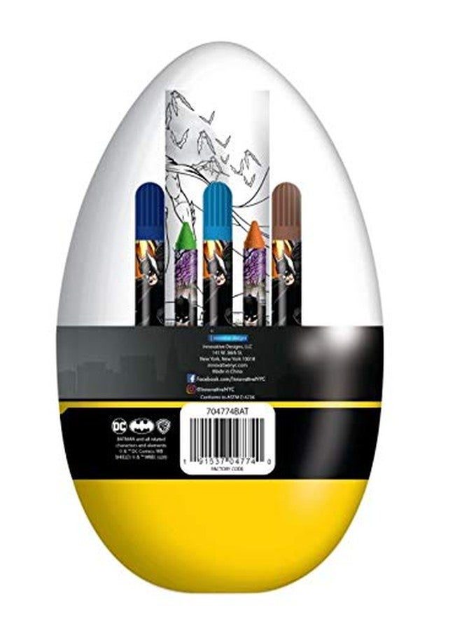 Batman DC Activity Egg Craft Kit | Coloring Pages | Stickers | Markers | Crayons - Image 3