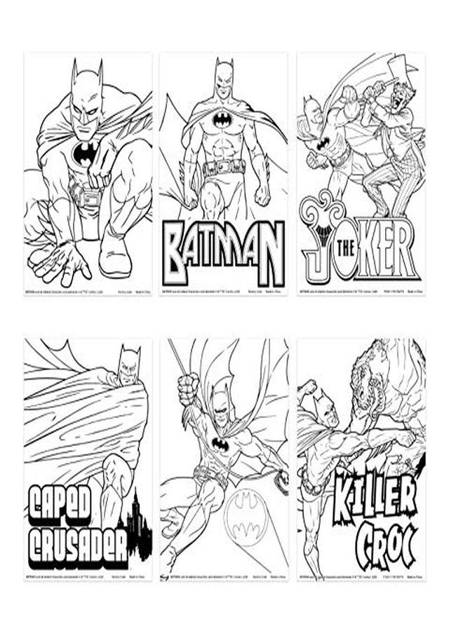 Batman DC Activity Egg Craft Kit | Coloring Pages | Stickers | Markers | Crayons - Image 2