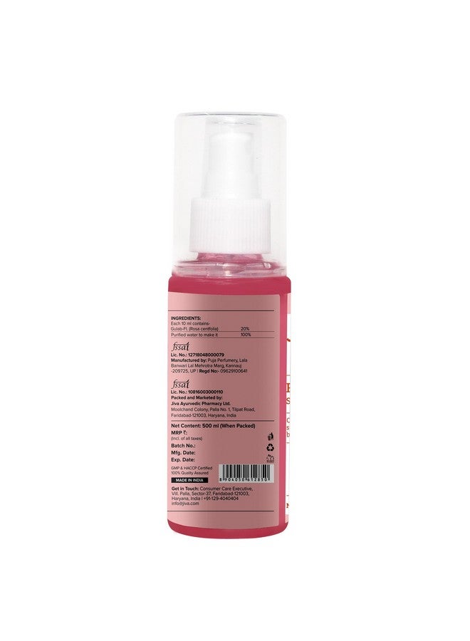 Jiva Rose Water - 100ml (Pack of 3) | Pure Gulab Jal | Skin Toner For Glowing Skin | For All Skin Types, Natural Skin Toner, Provides Glow and Freshness - Image 3