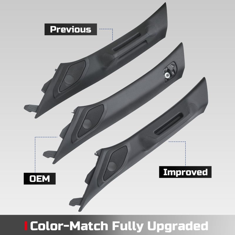 bgucar Driver Side A-Pillar Grab Handle for Toyota Tacoma Gen 4th (2024-2026), OEM-Style Texture, Matches Passenger Side, Sturdy & No Creaking Noise, Easy Installation - Image 2