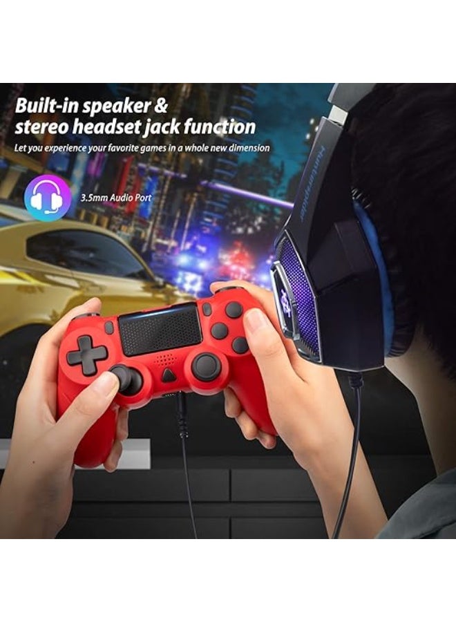 Wireless Game Controller with Motion Sensors, Audio, Touchpad & Dual Vibration – Compatible with PS4 Consoles - Image 3