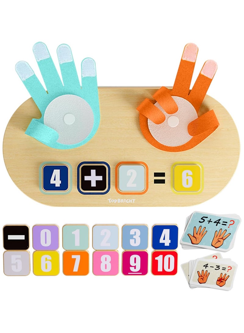 Montessori Toys for 3+ Year Old, Educational Math Manipulatives Learning Toys for Toddlers 3-5 Years, Number Counting Blocks for Kids, Homeschool Kindergarten Supplies Boys Girls Gifts - Image 1