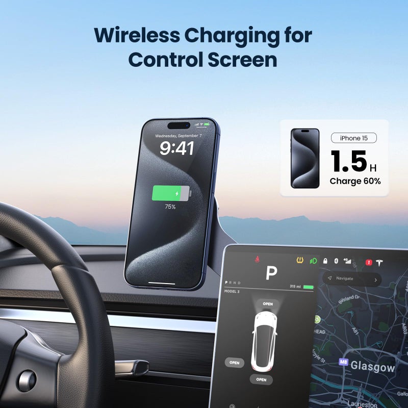 UGREEN Car Magnetic Wireless charging - Image 2
