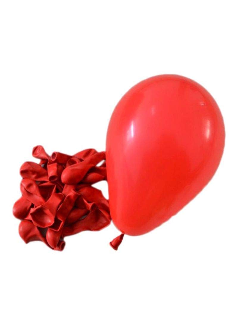 PARTY TIME  50Pieces Standard Red Latex Balloons 5 Inches - Image 2