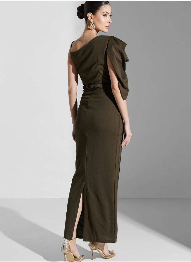 Iyra - V - Neck Tiered Dress - Image 1