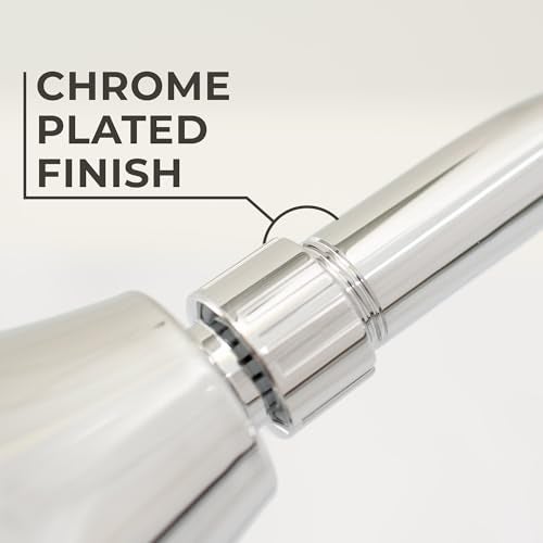 JS Jackson Supplies Shower Head Extension Arm with Flange,10.5 Inch High-Rise Curved S Shaped Design, Stainless Steel, Standard 1/2" Connection, Chrome Finish - Image 4