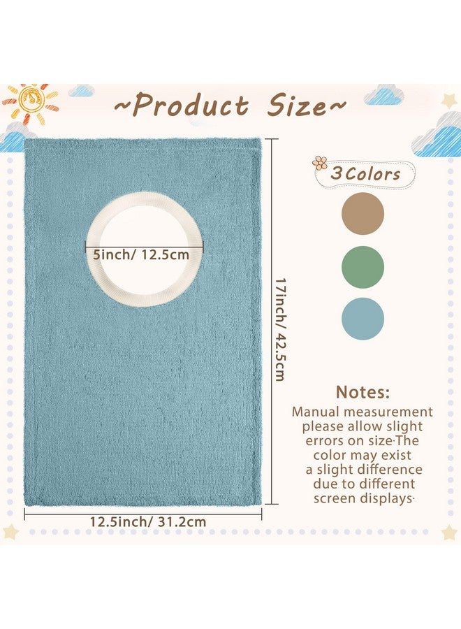Foaincore 6 Pcs Pullover Baby Bibs Cotton Terry Toddler Absorbent Infant for Feeding and Drooling Towel Slip on Bib(Fresh Color)  - Image 1
