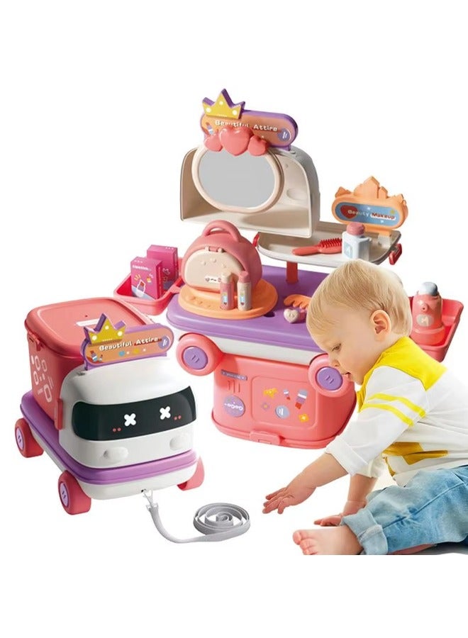 Kids Makeup Kit For Girls,Kids Children's Makeup Set,Washable Makeup Toys Princess Dress up Makeup Set For Girls Pretend Play Makeup Beauty Toys Gift Birthday Gift - Image 1