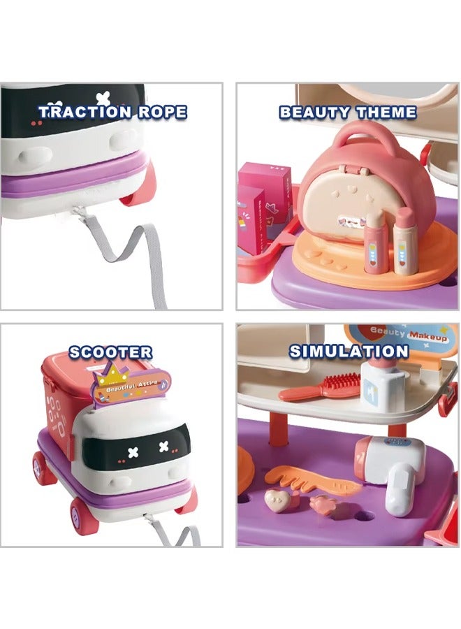 Kids Makeup Kit For Girls,Kids Children's Makeup Set,Washable Makeup Toys Princess Dress up Makeup Set For Girls Pretend Play Makeup Beauty Toys Gift Birthday Gift - Image 3