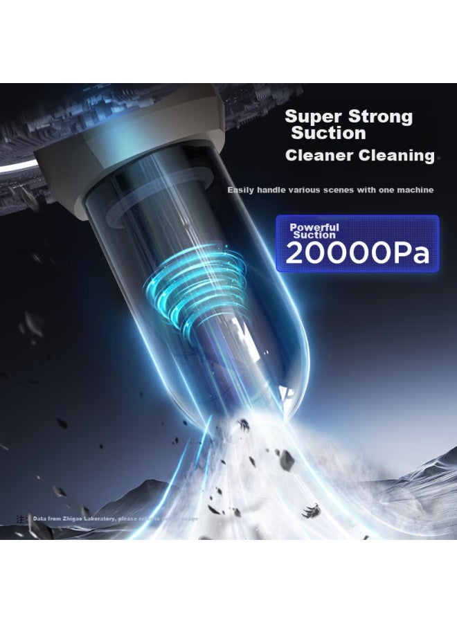 Chigo Cordless Car Vacuum Cleaner With Detachable Lithium Battery, Brushless Motor, Strong Suction For Home And Car Use X8 - Image 4