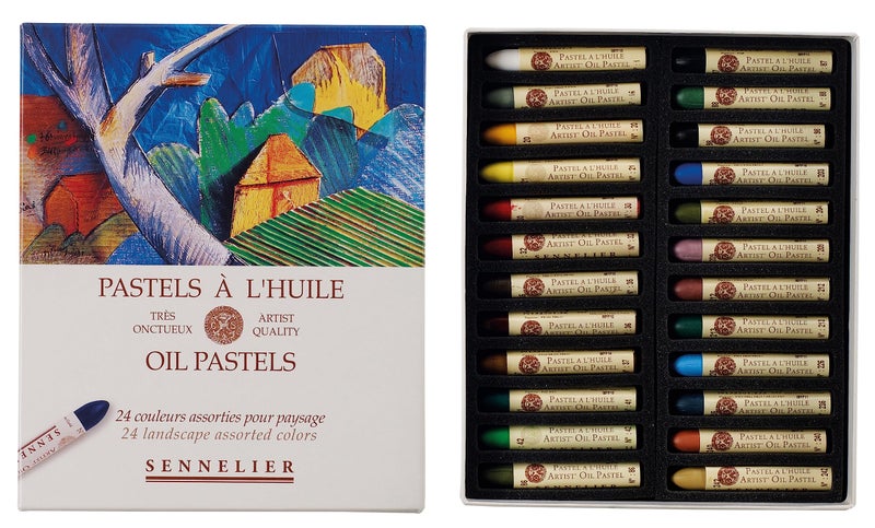 SENNELIER 24 Oil Pastel Landscape Set - Image 1