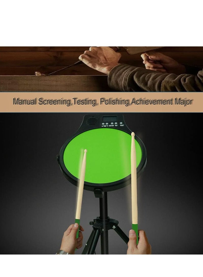 Excefore Drum Sticks Non-Slip, 3 Pair Classic Maple Wood Drumsticks, 5A Drumsticks for Adults, Kids, Students, and Beginners (Red,Blue,Green) - Image 4