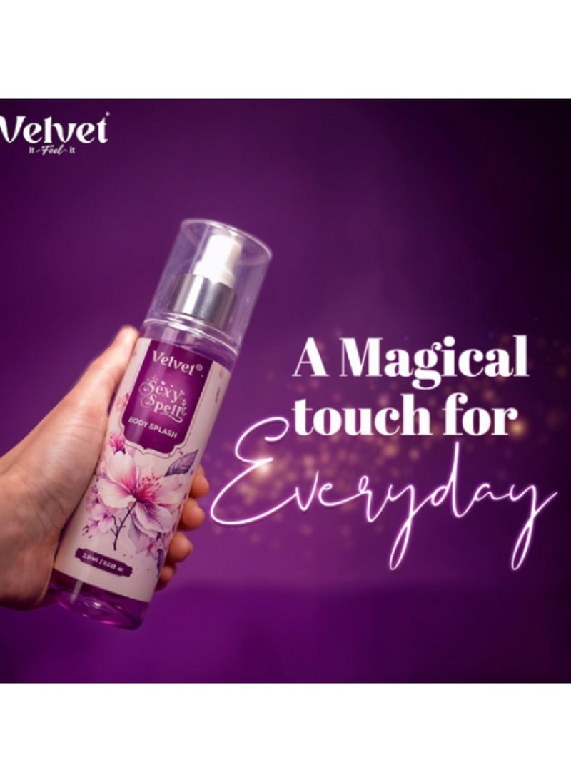 VELVET - Sexy Spell Body Splash 250ml - Image 1