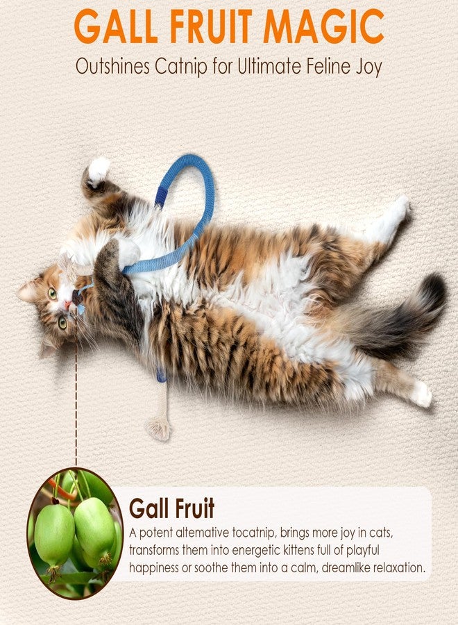 TINDTOP Cat Toys Chew Ropes, 3 Pack Interactive Cat Nip Kicker Toy for Indoor Kittens, Teeth Cleaning Toy for All Breeds, 19.5 Inches (50cm) - Image 3