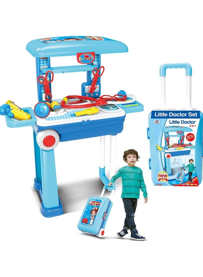Little Rockz 2 in 1 Doctor Set with Trolley for Kids - Image 1