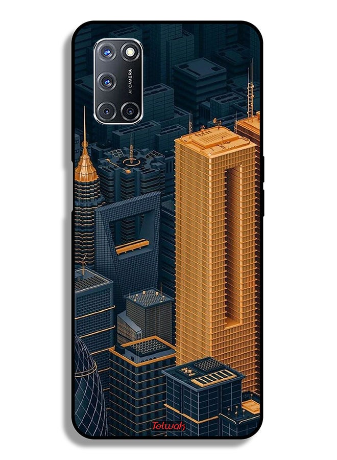 Tolwak Oppo A92 Protective Case Cover Buildings Art - Image 1