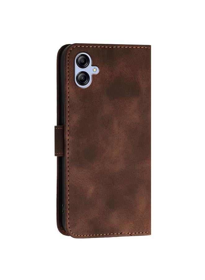 اس-توب جراب لهاتف Samsung Galaxy A04E YX0080، جراب هاتف جلدي قلاب بنقشة فراشات شبكية مع حبل تعليق - Image 3