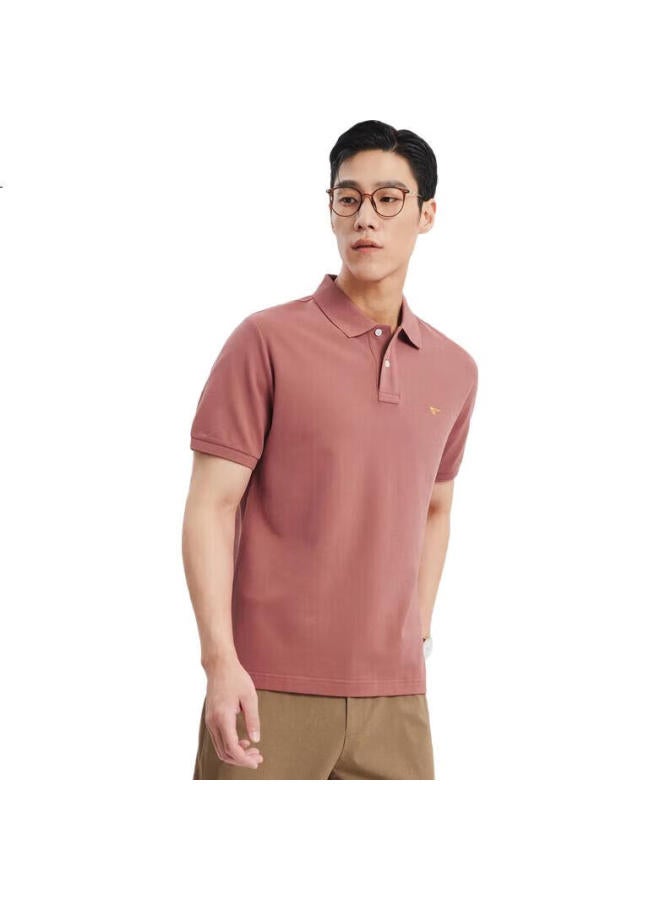 Septwolves Men'S Short Sleeve T-Shirt With Cool Feeling And Color Fixing, Antibacterial Collar Business Casual Solid Color Polo With Colorful Small Wolf Logo - Image 3