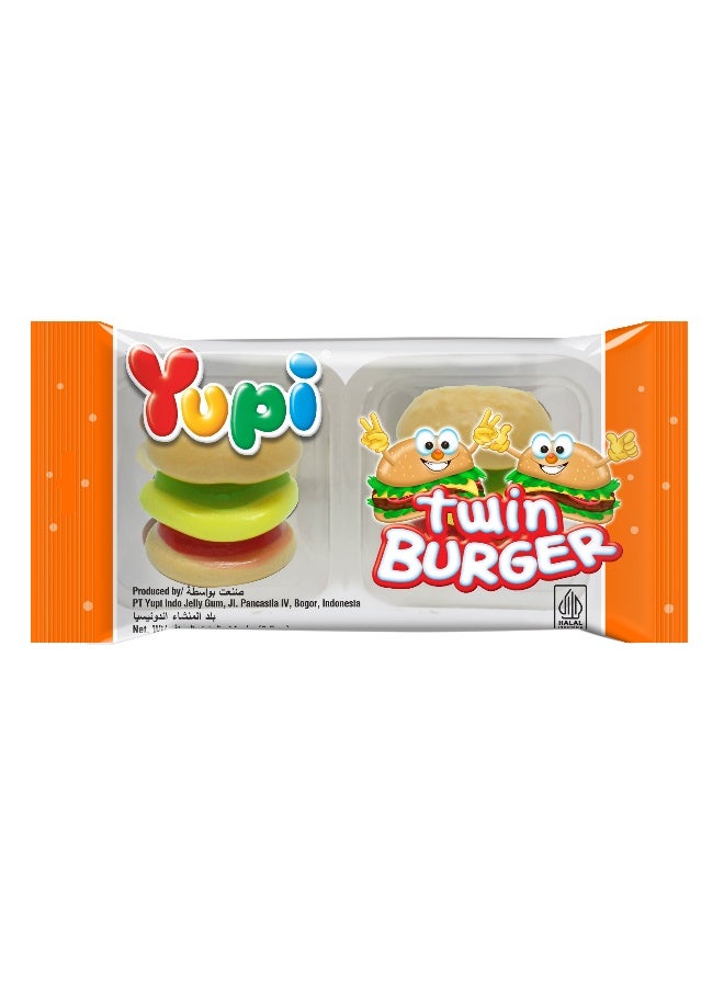 Yupi Twin Burger Gummy Candy - Image 2