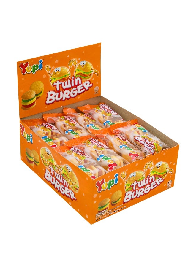 Yupi Twin Burger Gummy Candy - Image 1