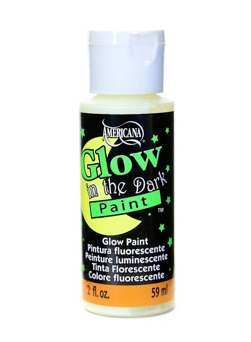 DecoArt Americana Glow In The Dark Fluresierende Uv Active Acrylic Paint 59 Ml