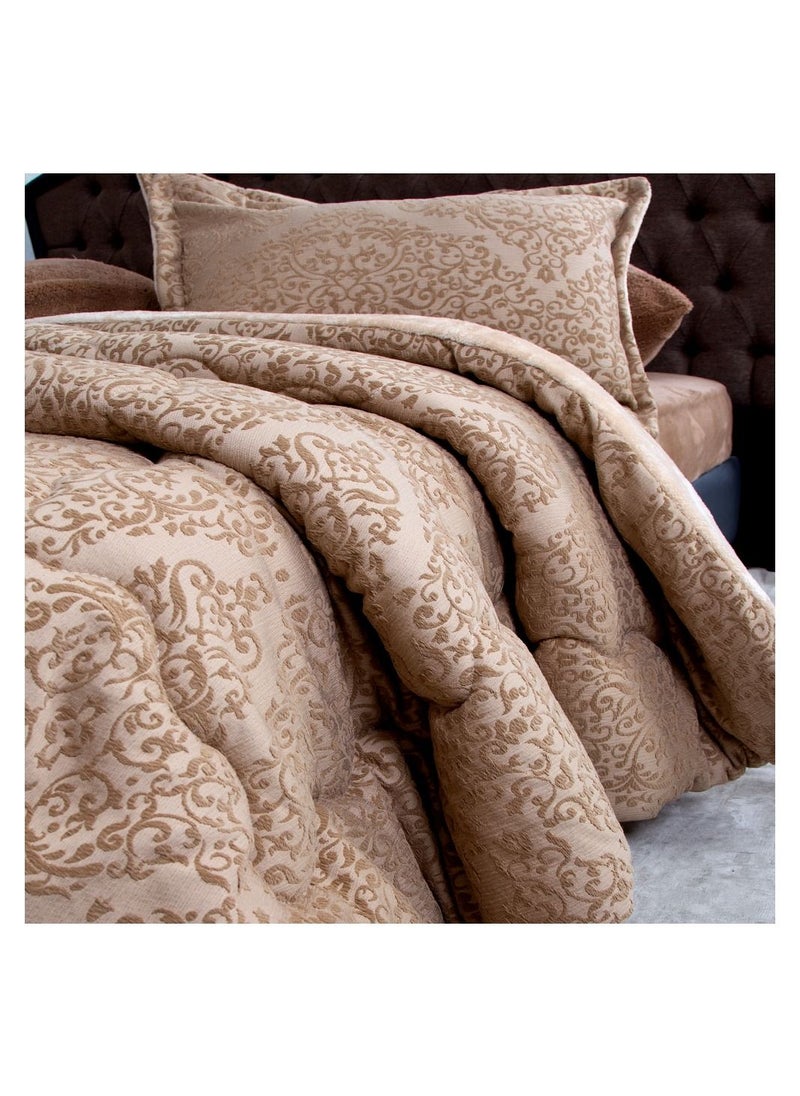 Family Bed quilt set Spanish fur 6 pieces size 220 x 240 cm model 409 from Family Bed  - Image 2